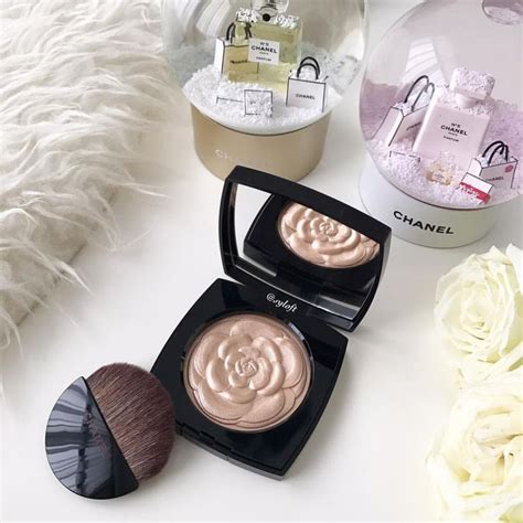 chanel camellia highlighter|Chanel fluid highlighter.